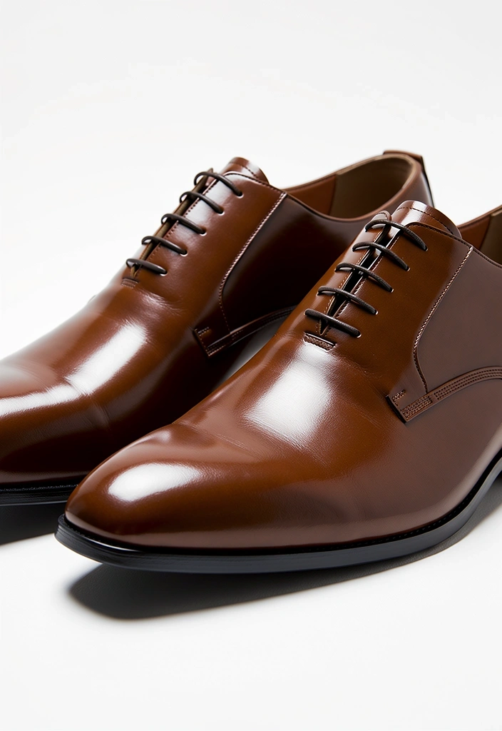 Sepatu kulit pria elegan